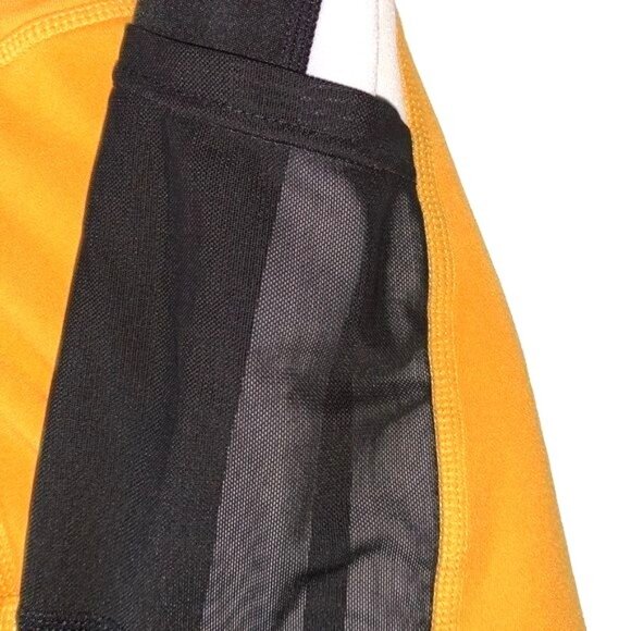 Yellow & Black Tracksuit Set With Hoodie & Striped Design L/XL - Picture 7 of 14